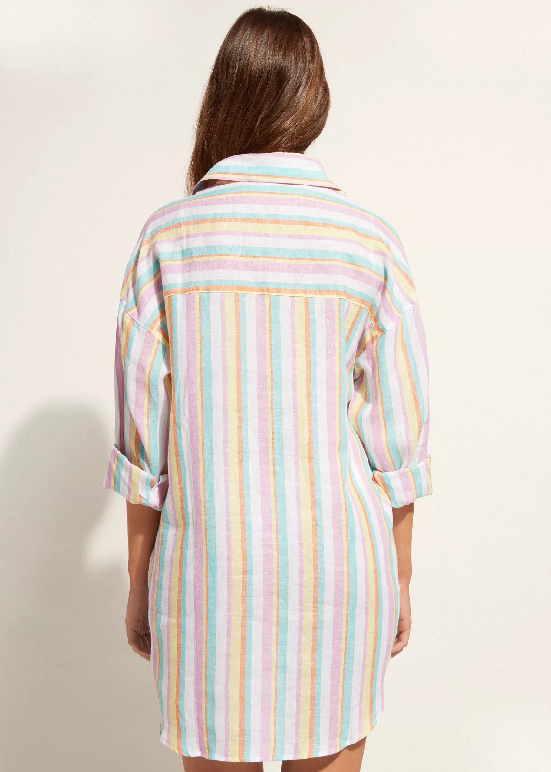 Cheap Linen Shirt Women Beachwear