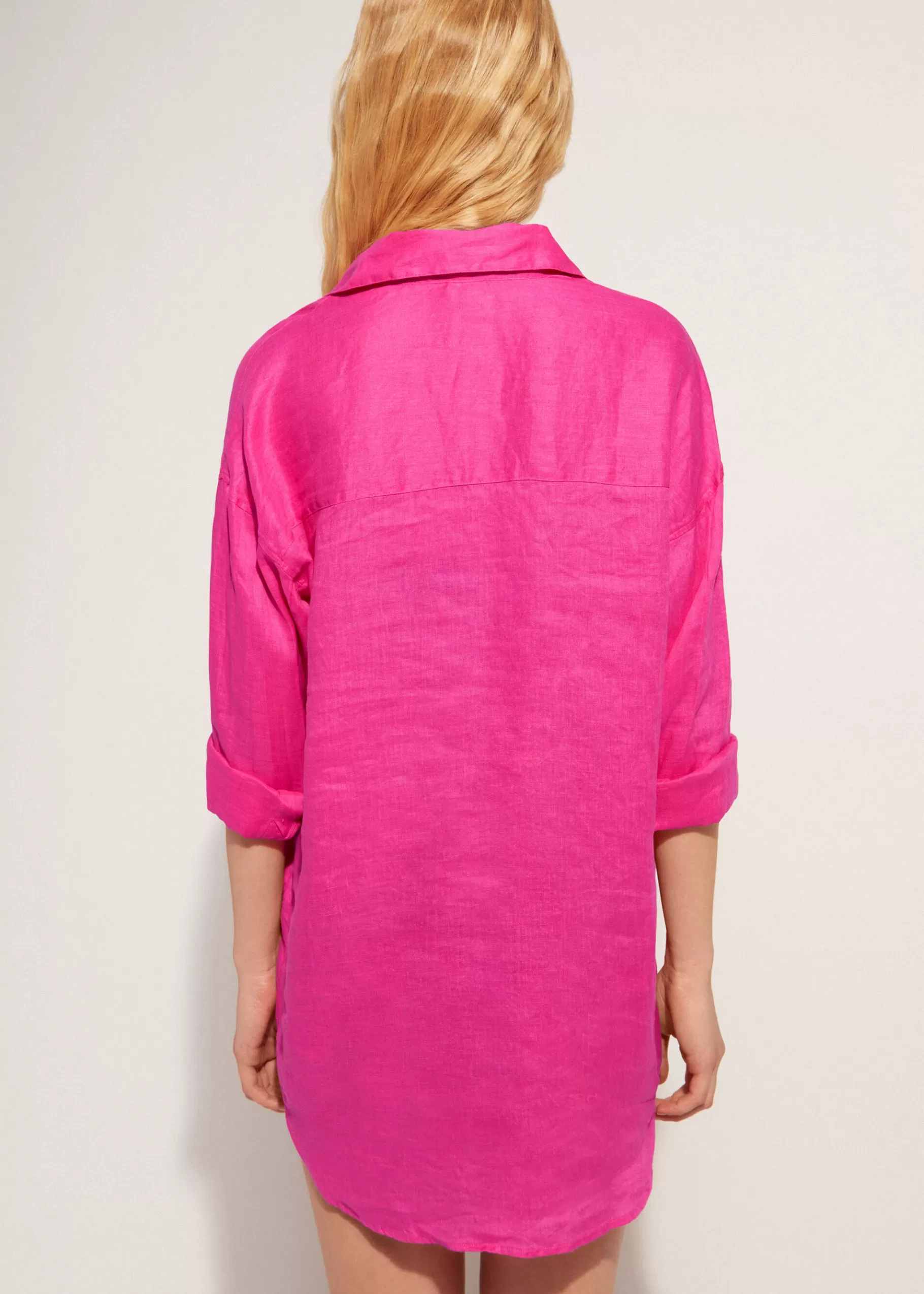 Best Sale Linen Shirt Women Beachwear