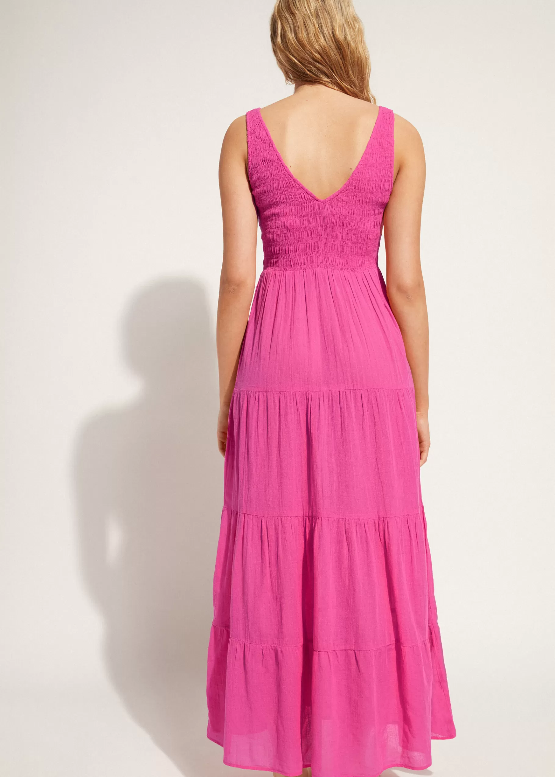 New Long Dress With Flounced Skirt Women Beachwear