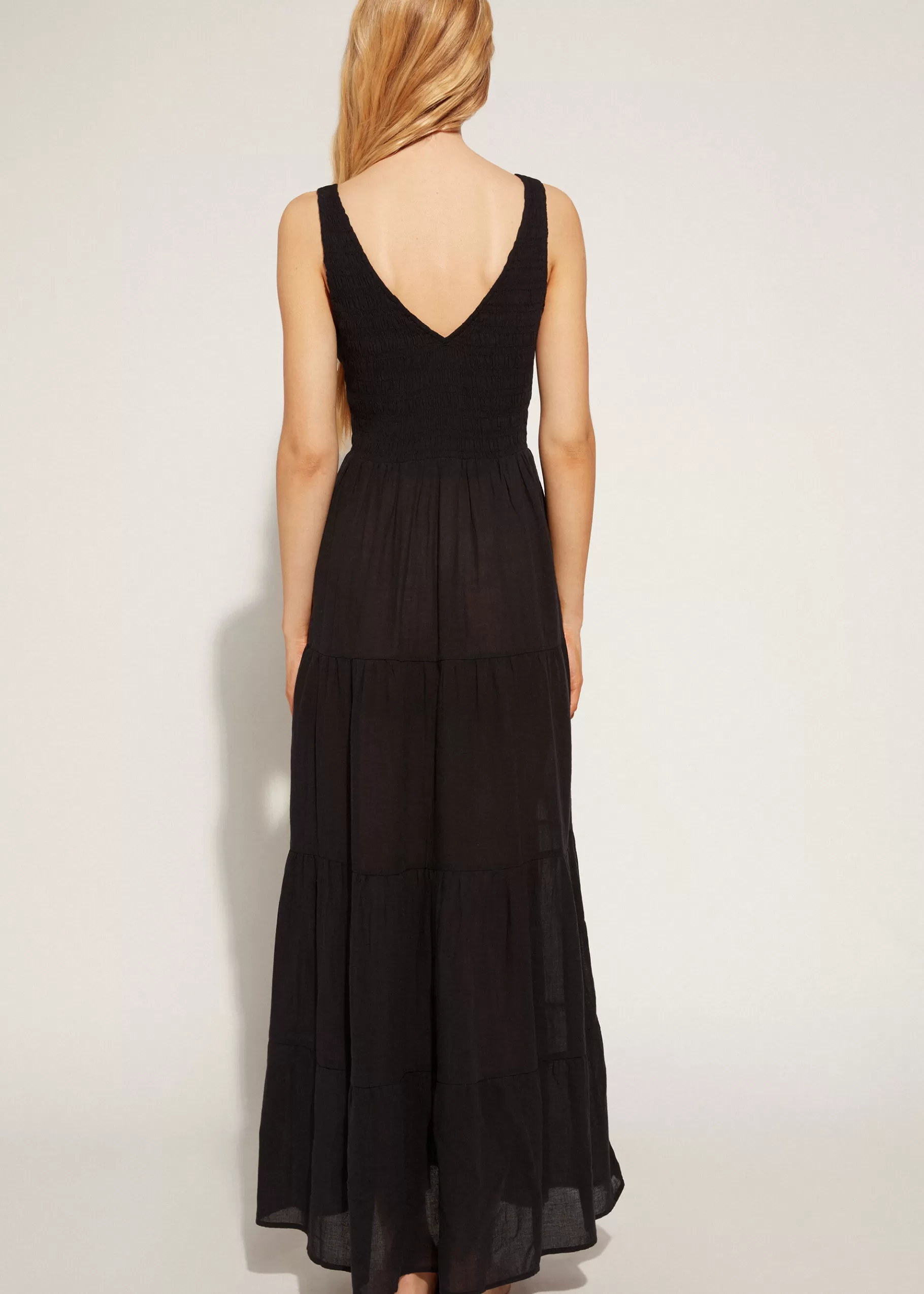 Flash Sale Long Dress With Flounced Skirt Women Beachwear