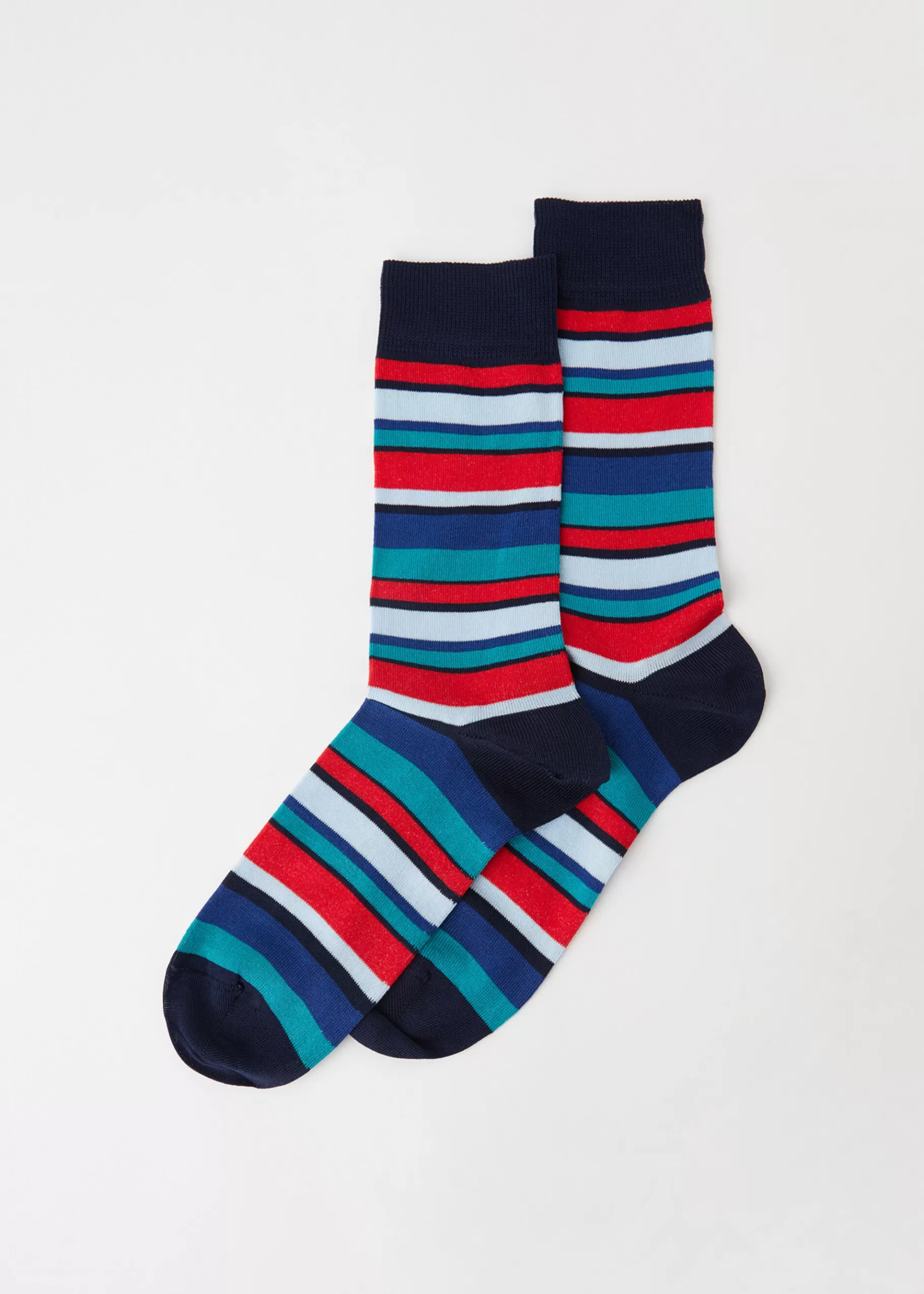 Store Men's Colourful Striped Crew Socks Men Short Socks