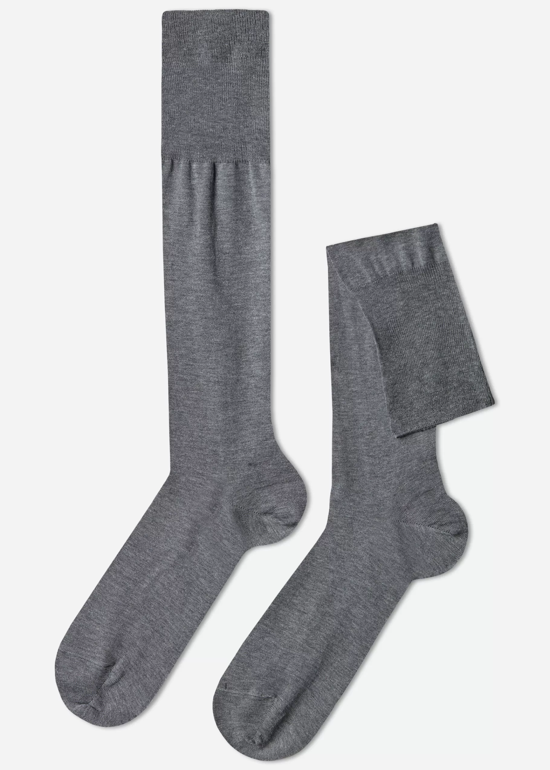 Fashion Men's Long Lisle Thread Socks Men Long Socks
