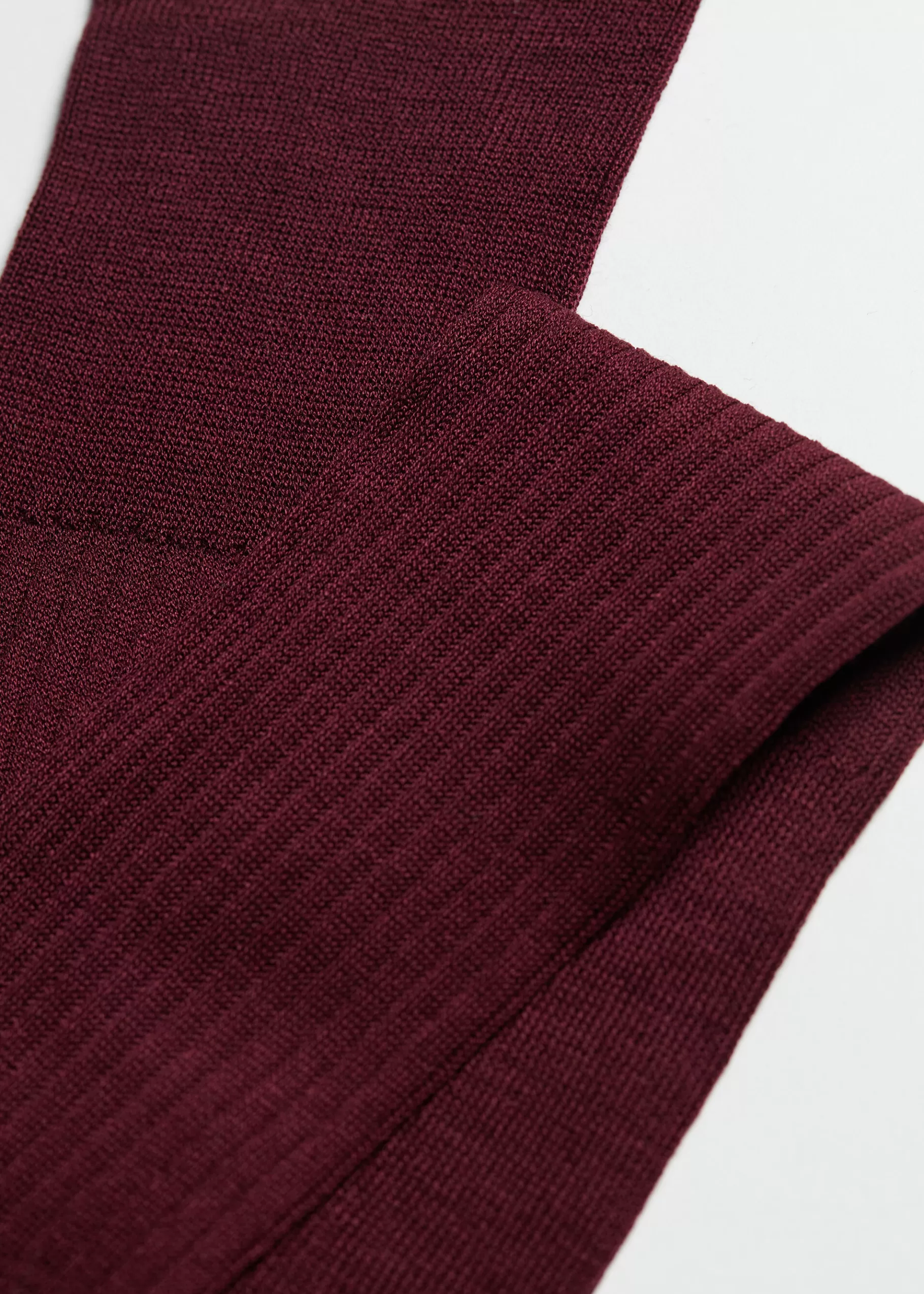 Hot Men's Long Ribbed Lisle Thread Socks Men Long Socks