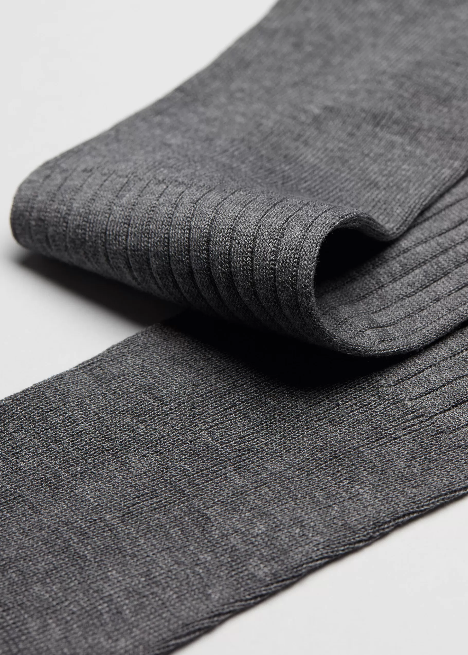 Cheap Men's Long Ribbed Lisle Thread Socks Men Long Socks
