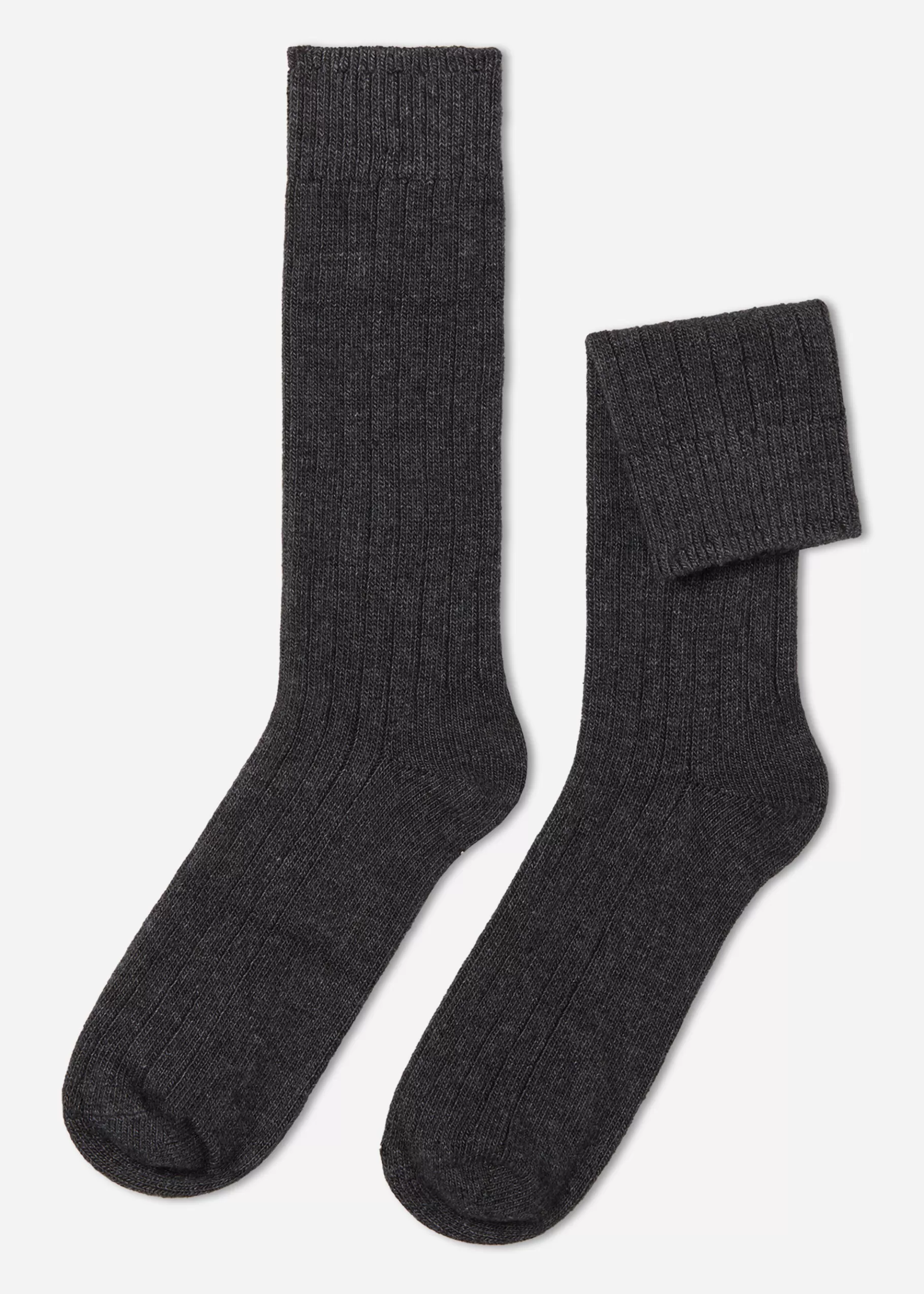 Flash Sale Men's Short Ribbed Socks With Wool And Cashmere Men Short Socks