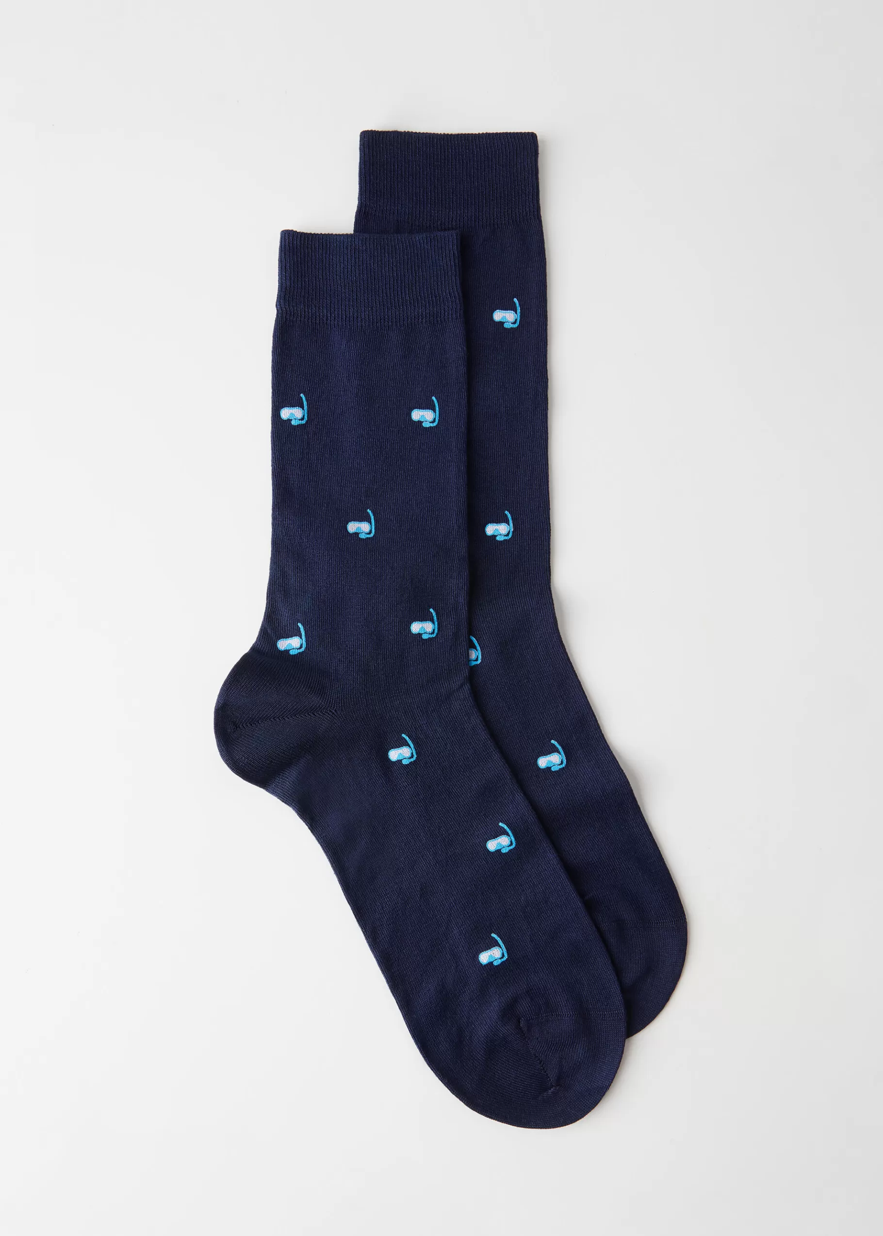 Online Men's Summer Print Crew Socks Men Short Socks