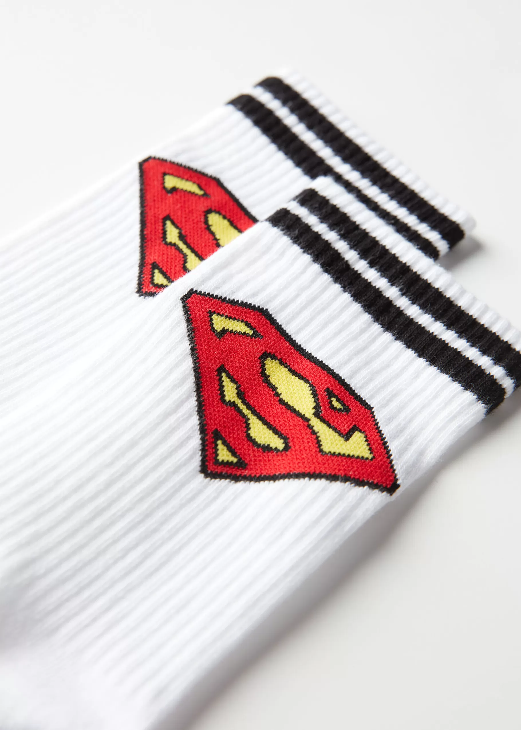 New Men's Superman Crew Socks Men Short Socks