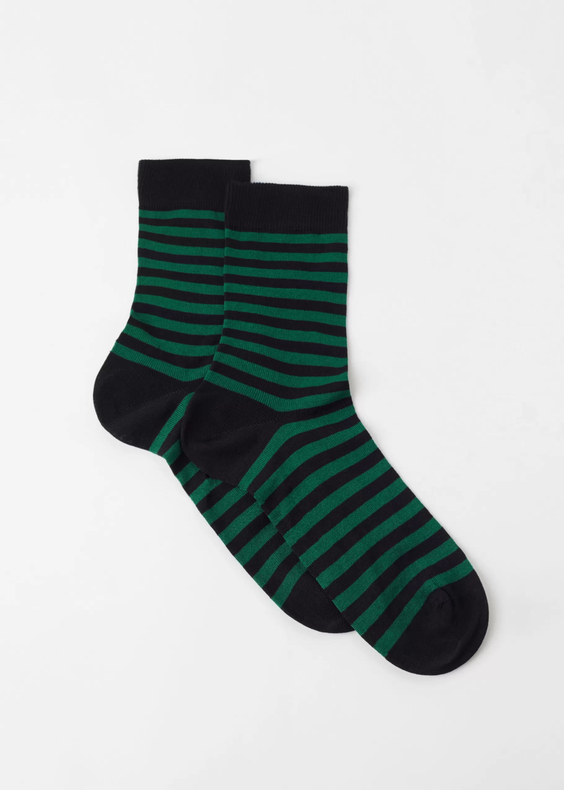Shop Men's Two-Tone Striped Crew Socks Men Short Socks
