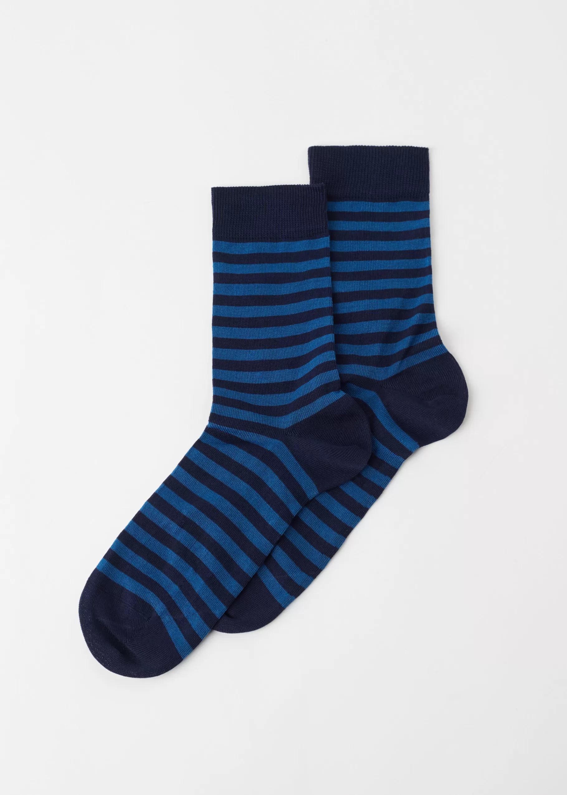 Cheap Men's Two-Tone Striped Crew Socks Men Short Socks