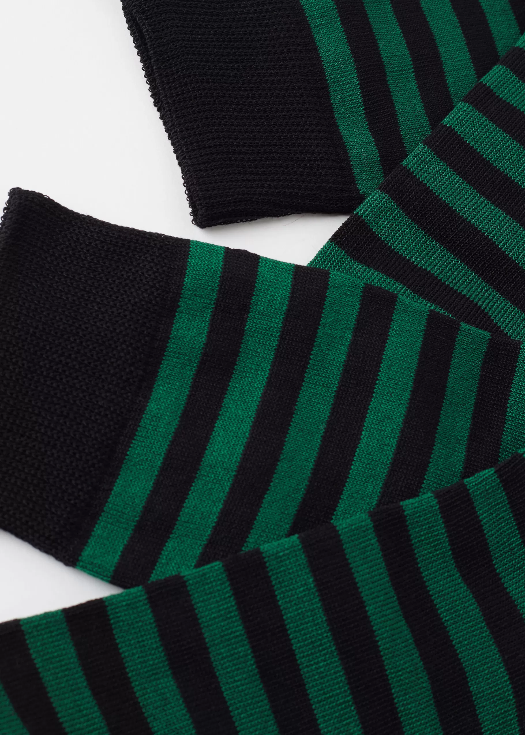 Shop Men's Two-Tone Striped Crew Socks Men Short Socks
