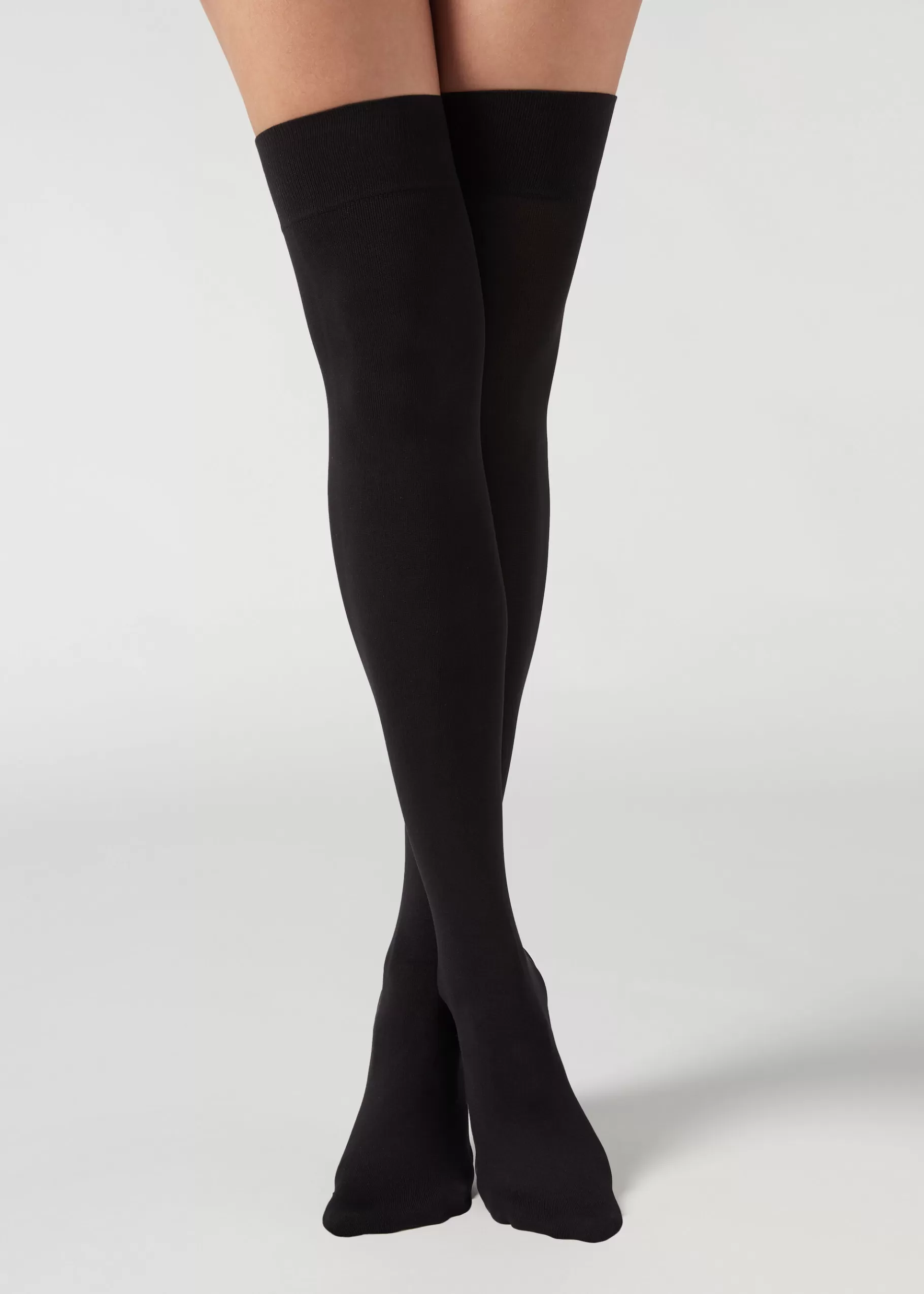 New Microfibre Opaque Over-The-Knee Stockings Women Over-The-Knee Socks