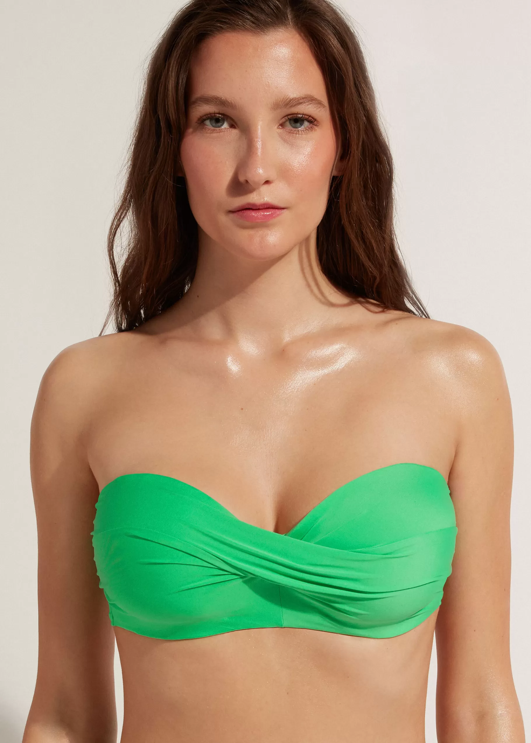 Shop Padded Bandeau Bikini Top Indonesia Women Bikini