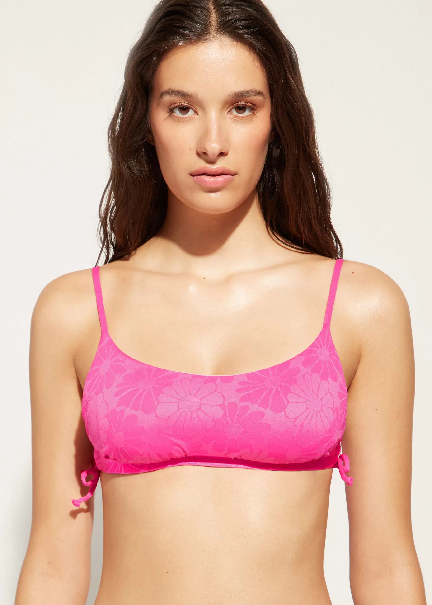 Sale Padded Crop Bikini Top Antibes Women Bikini