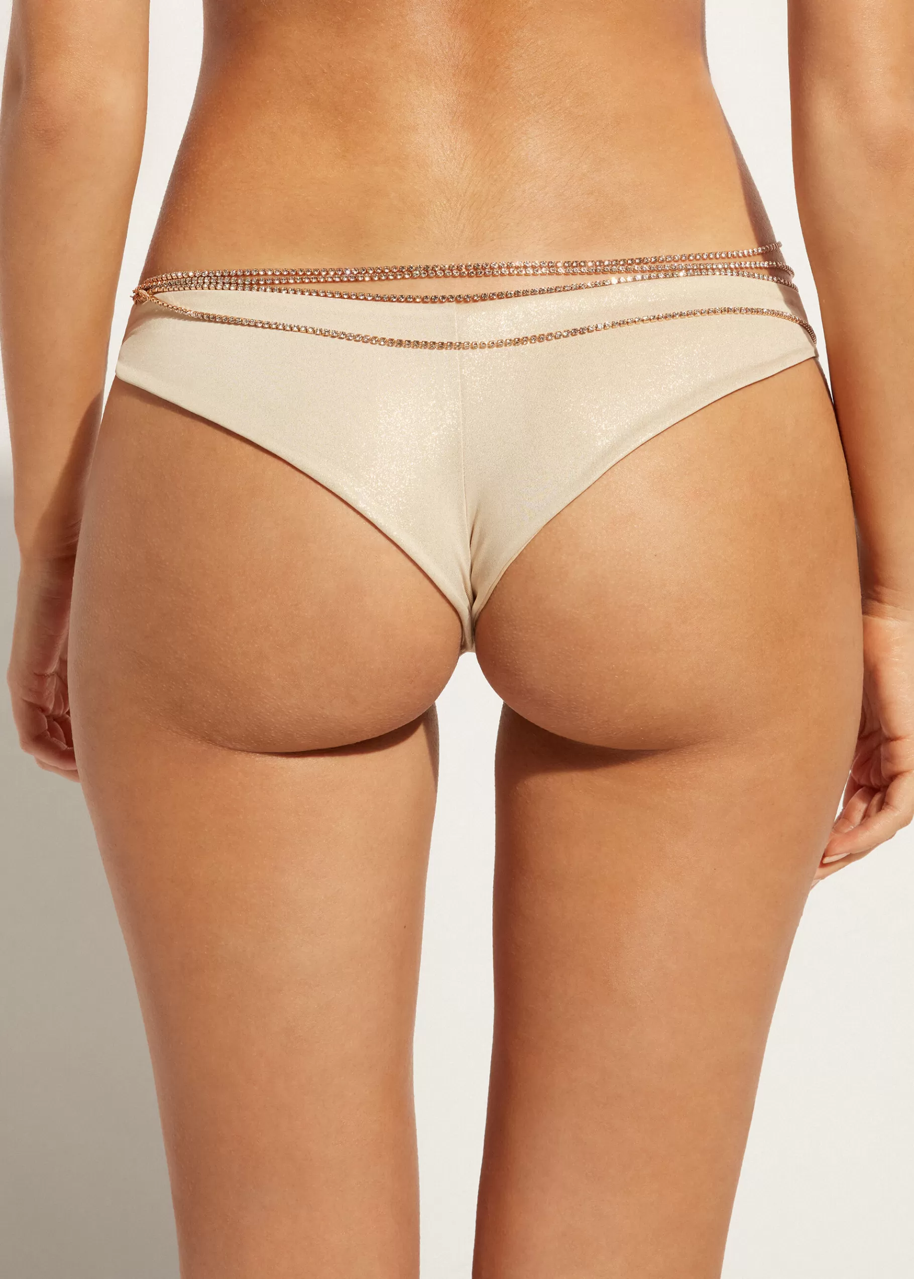 Shop Rhinestone Brazilian Bikini Bottoms Luxor Women Bikini