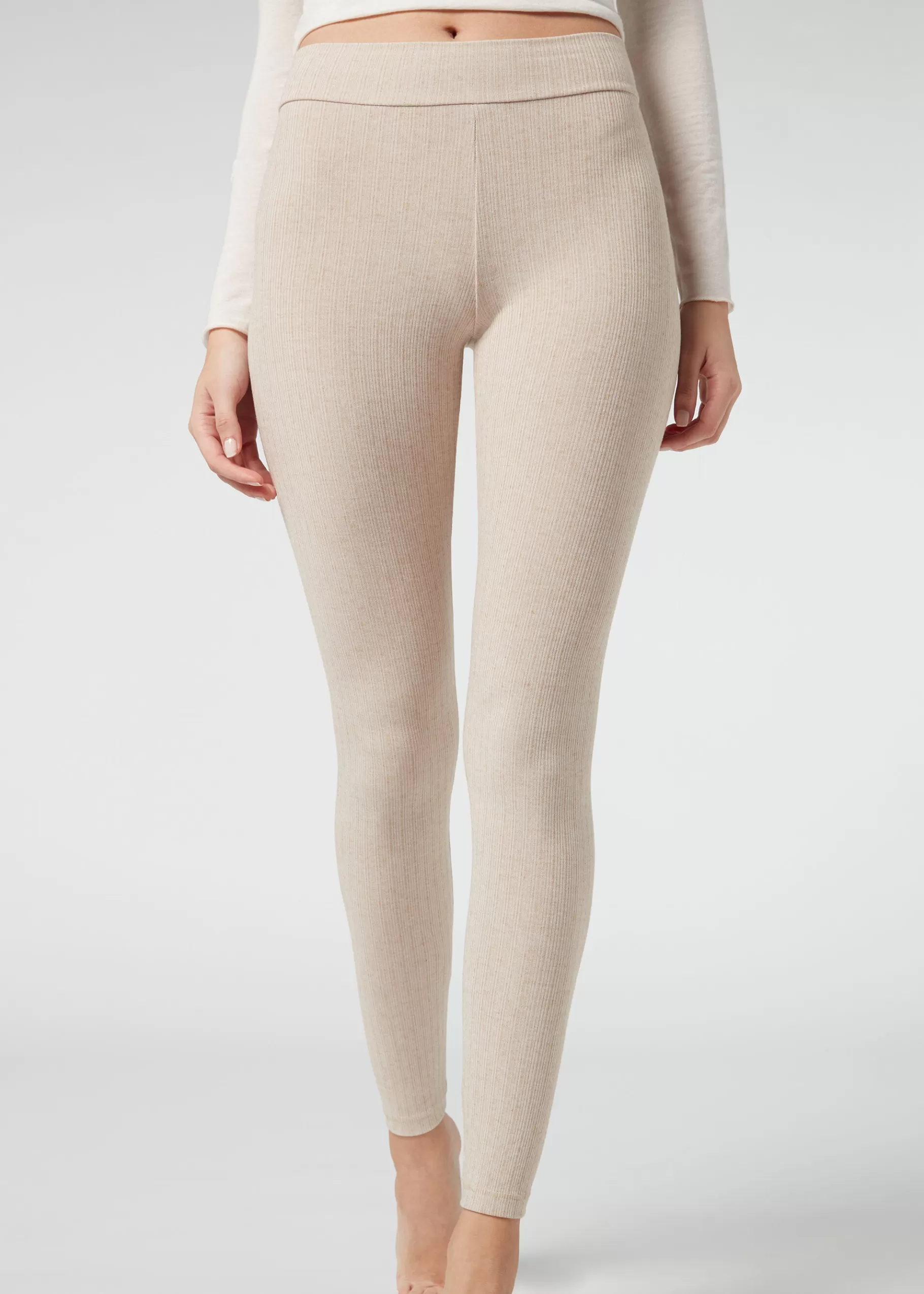 Flash Sale Ribbed Leggings With Cashmere Women Leggings