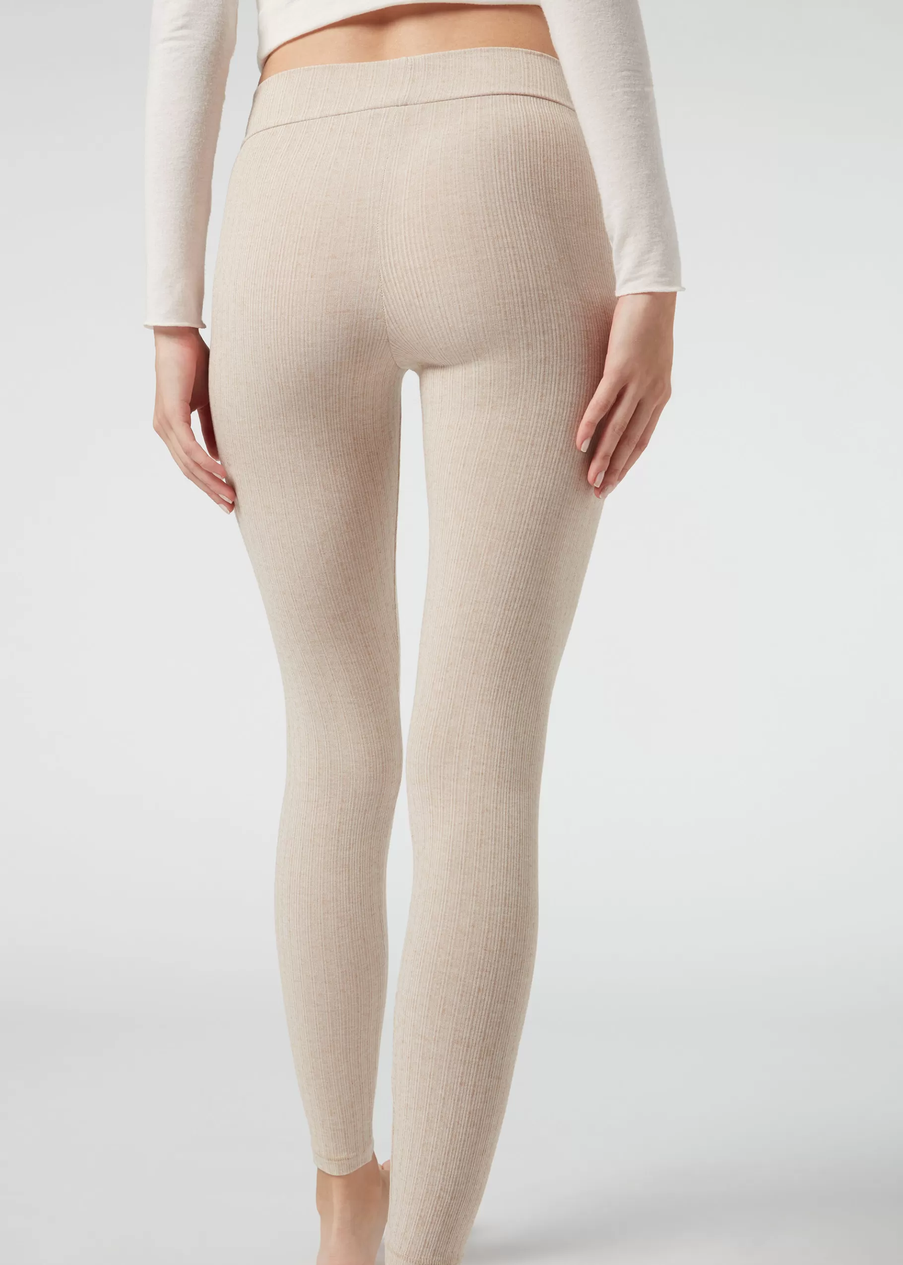 Flash Sale Ribbed Leggings With Cashmere Women Leggings