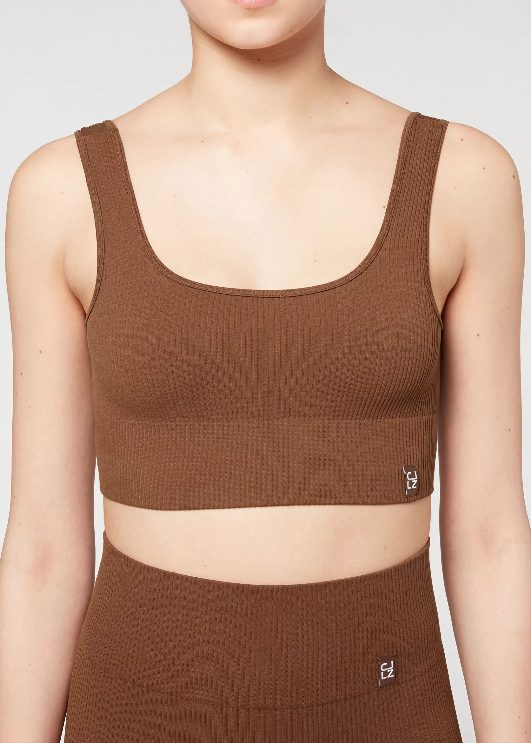 Shop Ribbed Seamless Sport Top Women Fitness Top