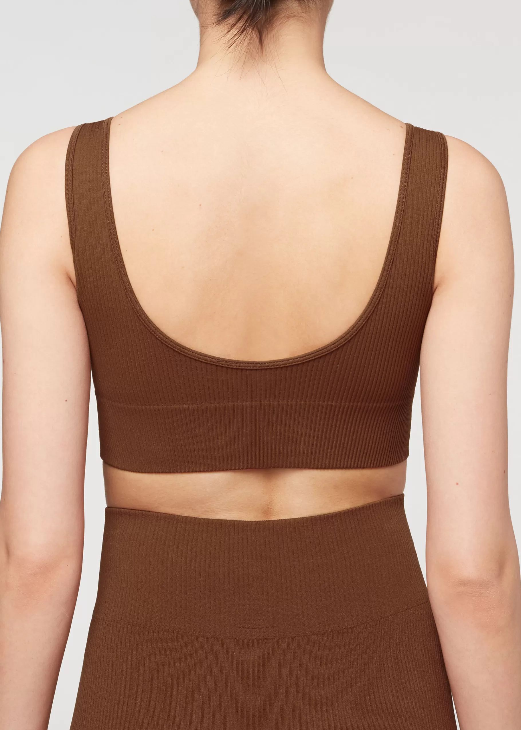 Shop Ribbed Seamless Sport Top Women Fitness Top