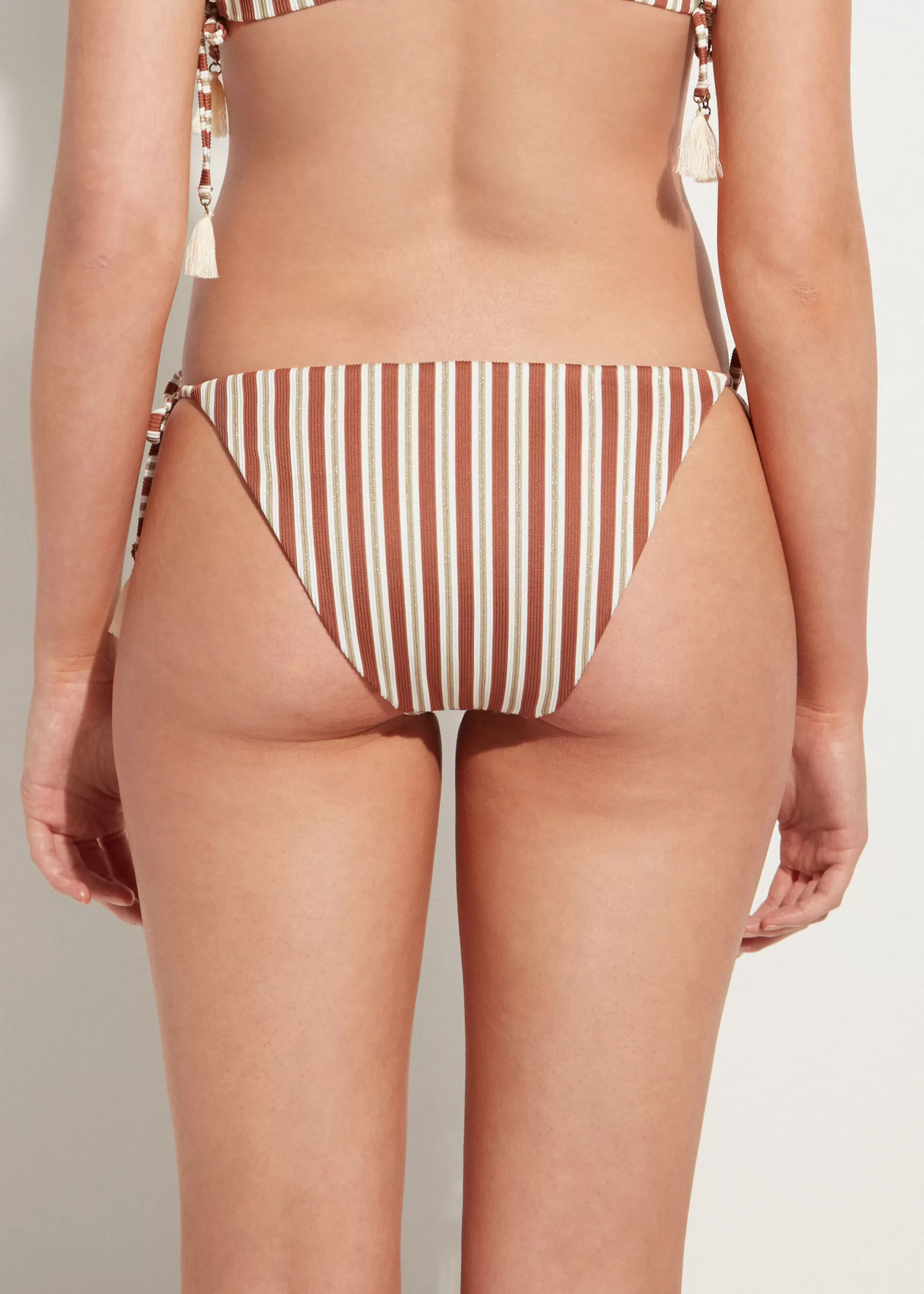 Outlet Rodi Stripe Bow Bikini Bottoms Women Bikini