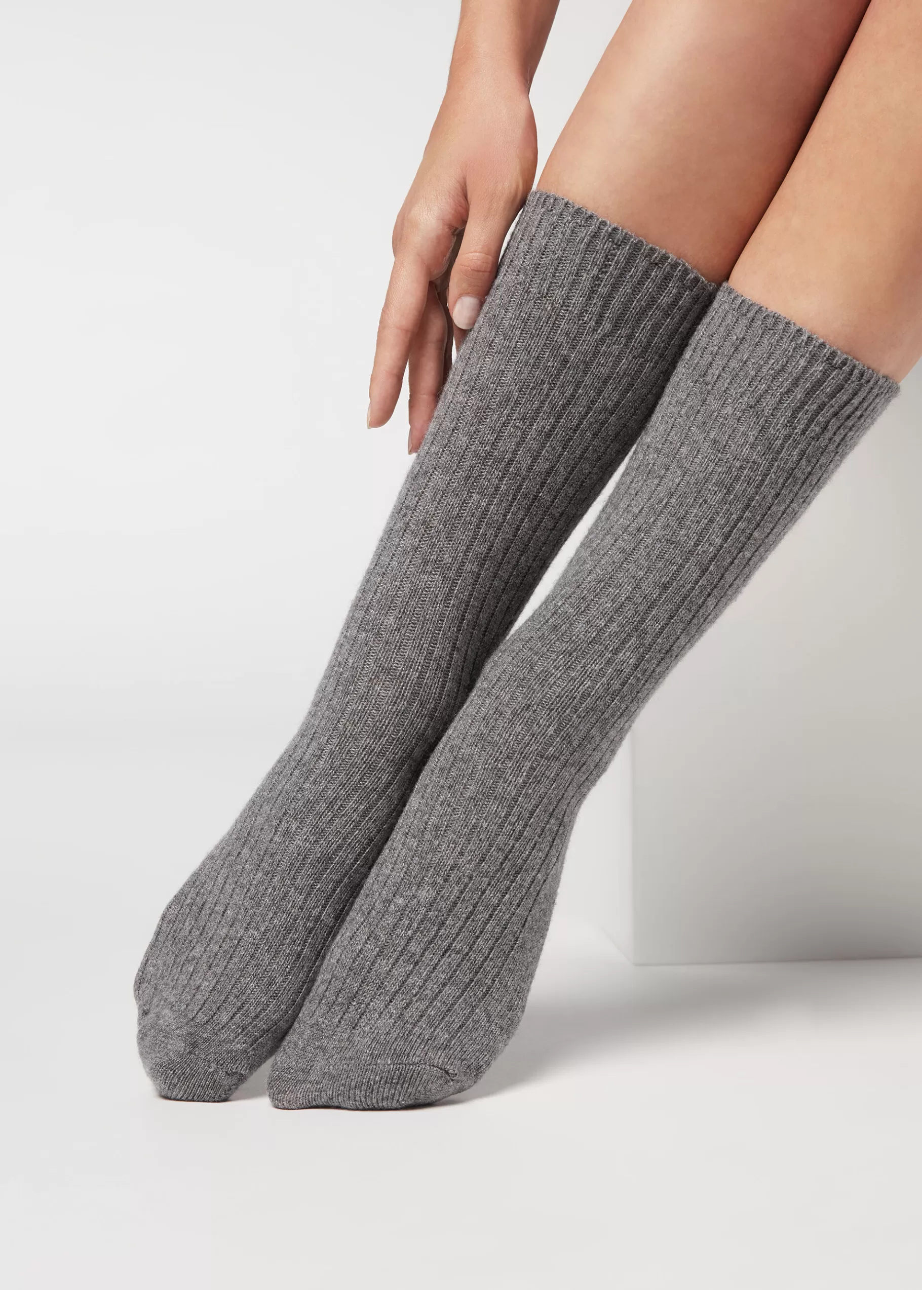Best Short Ribbed Socks With Wool And Cashmere Women Short Socks