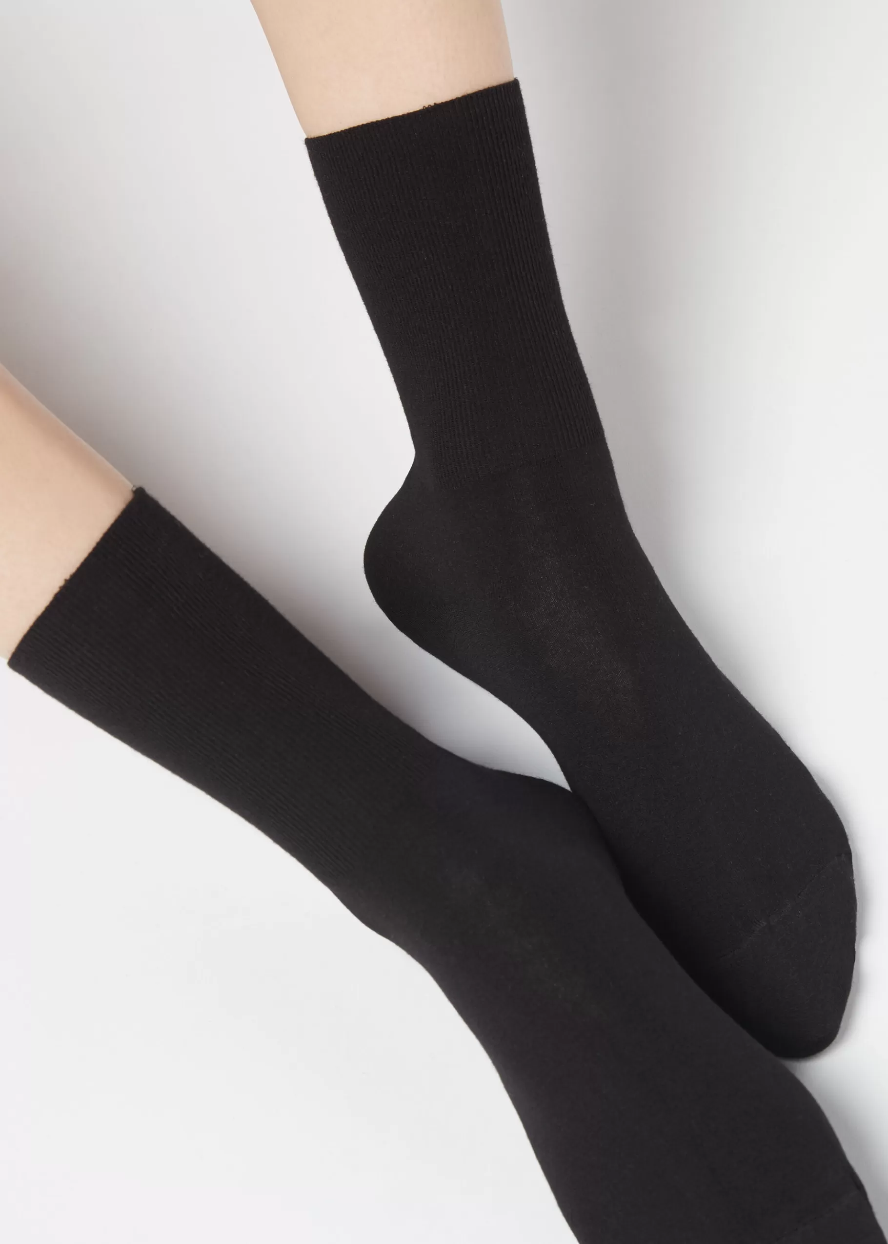 Online Short Socks In Cotton With Cashmere Women Short Socks