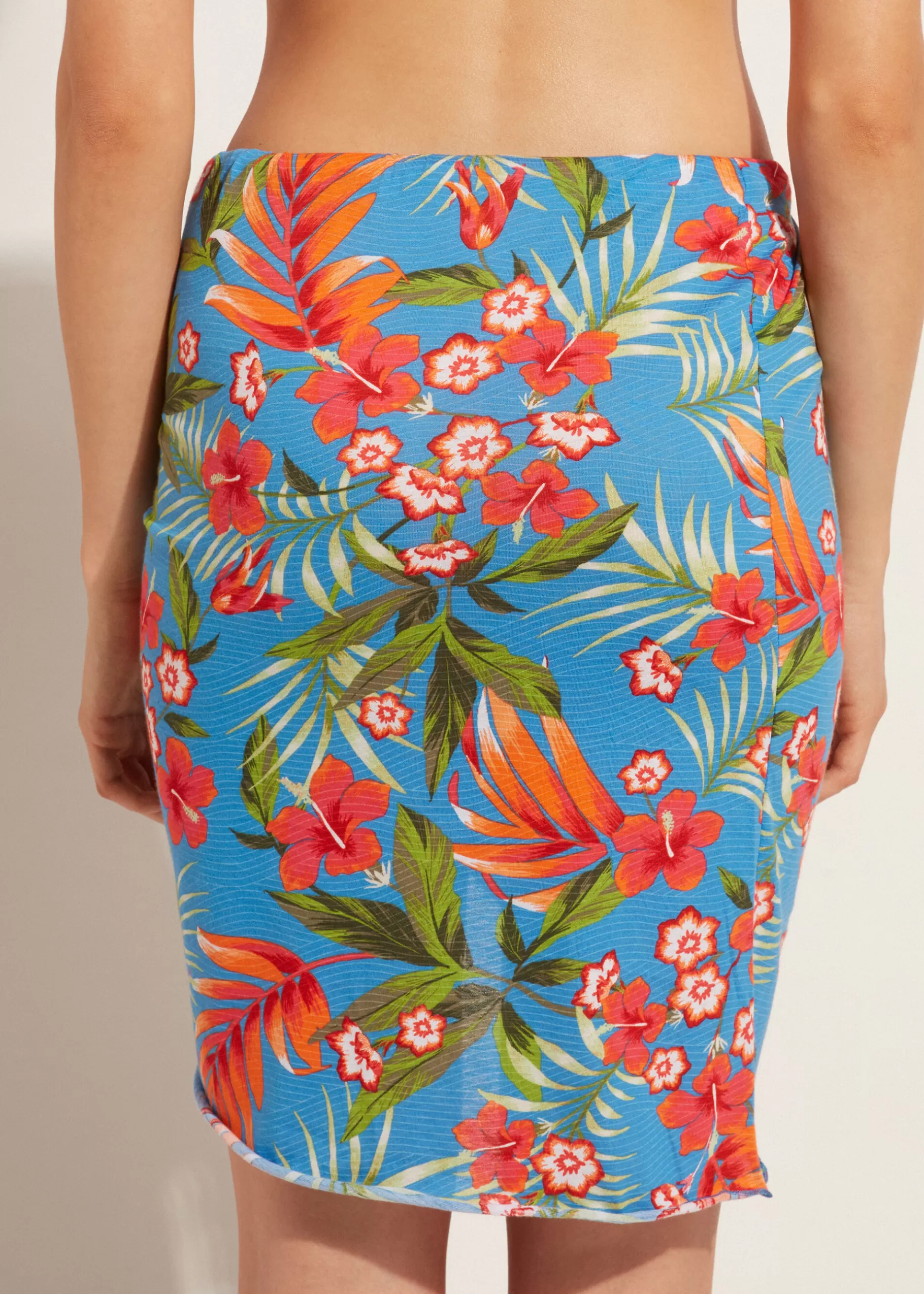 Sale Short Wraparound Sarong Women Beachwear