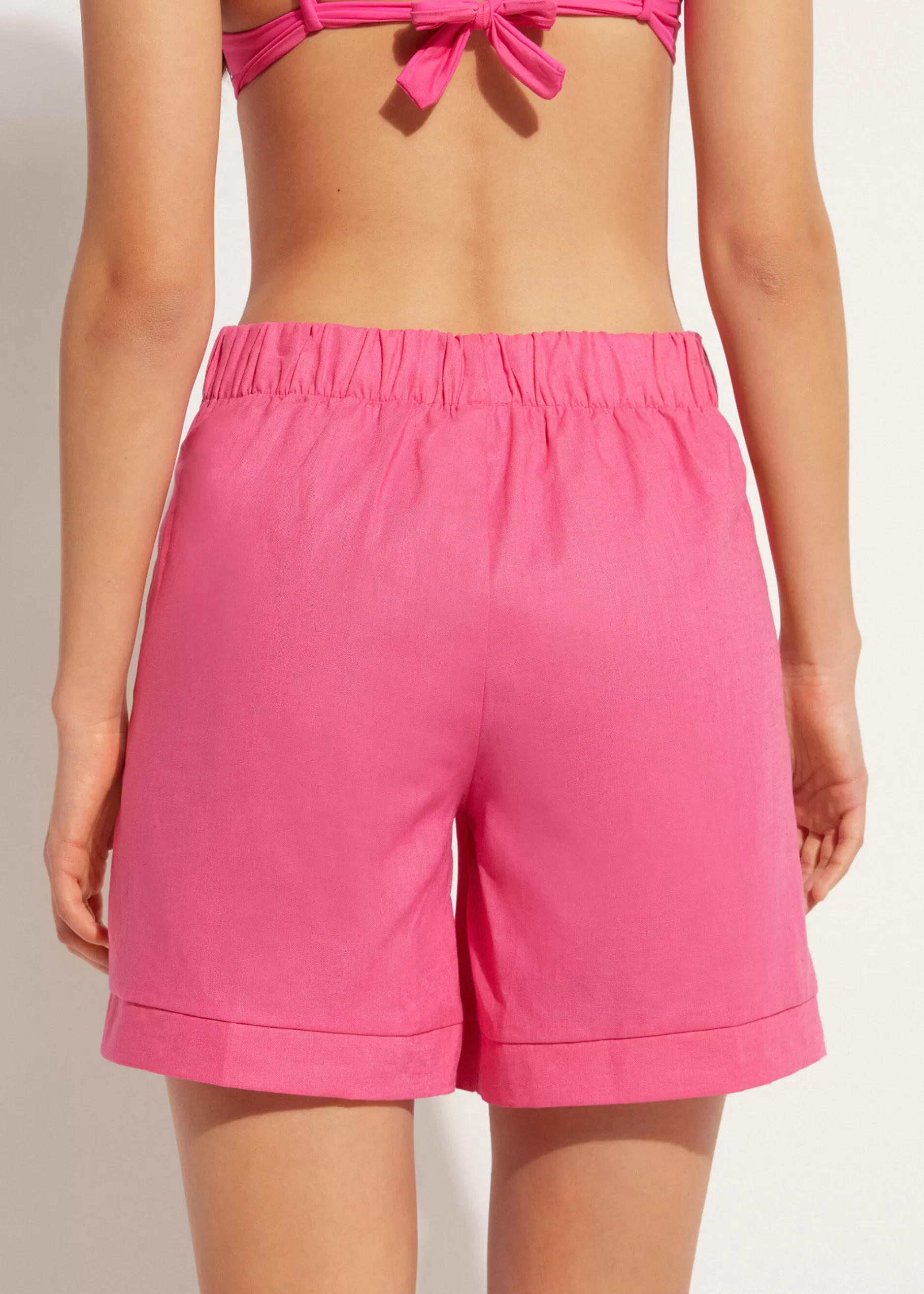 Best Shorts With Linen Women Beachwear