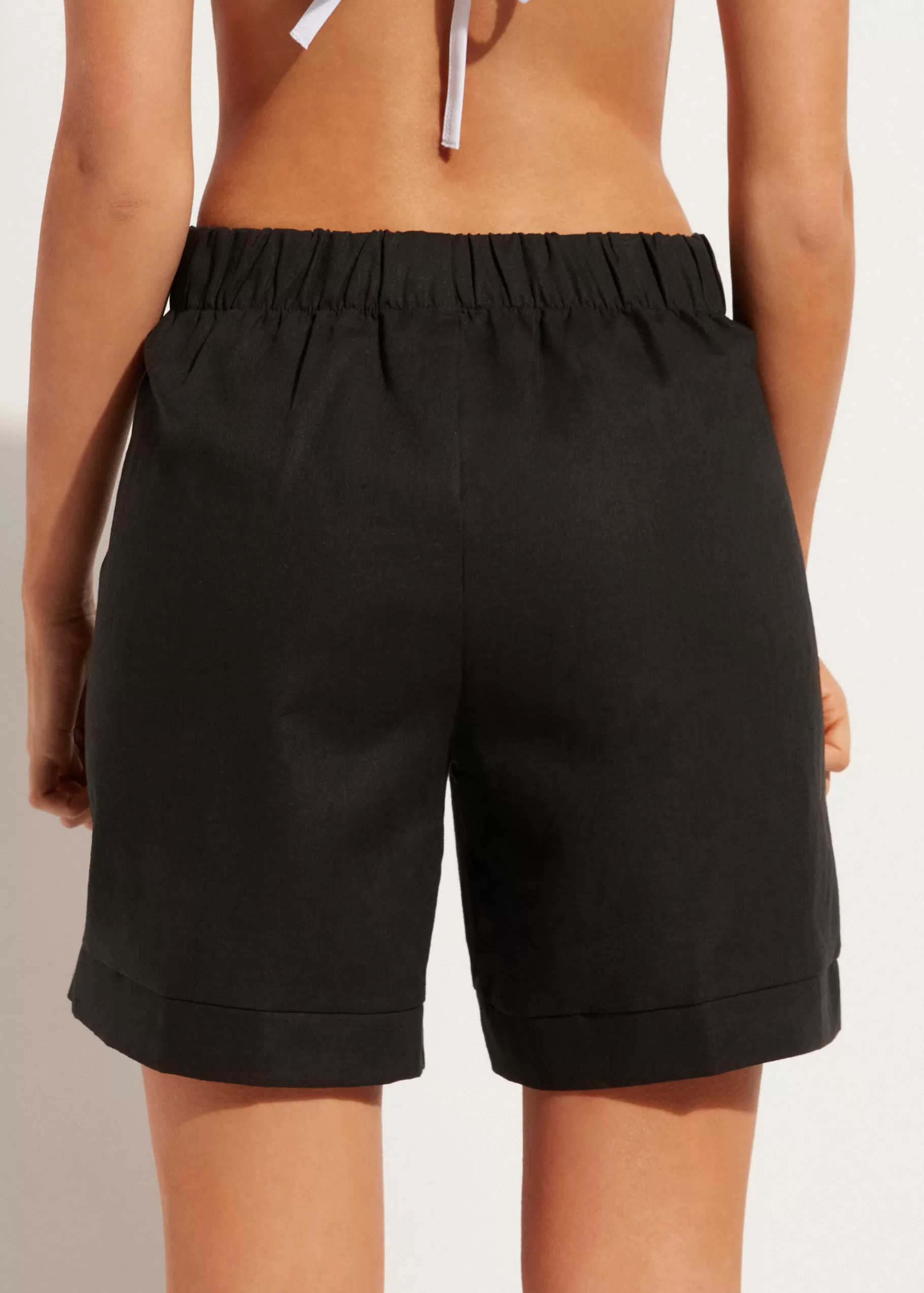 Store Shorts With Linen Women Beachwear