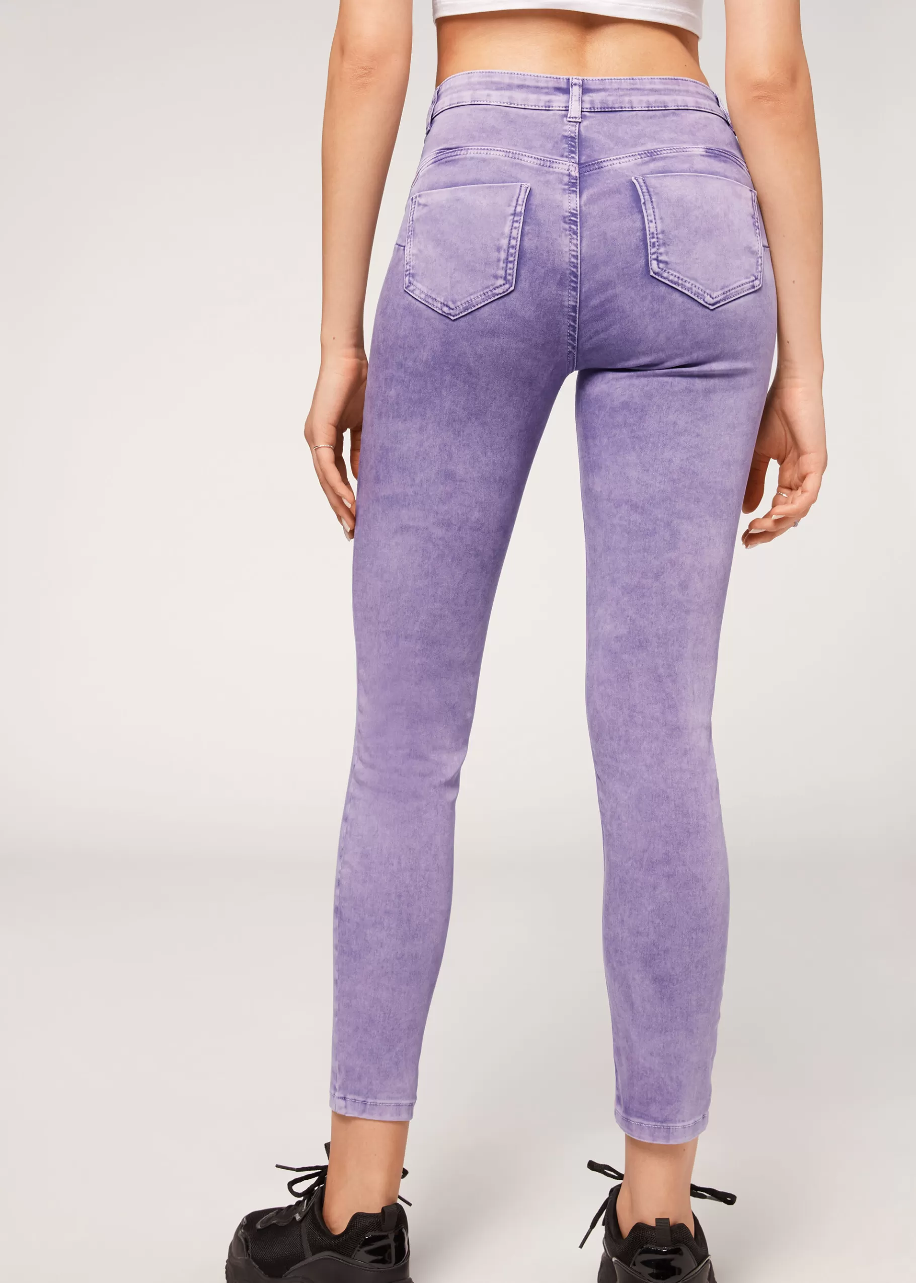 Shop Skinny Push Up Tie-Dye Jeans Women Jeans