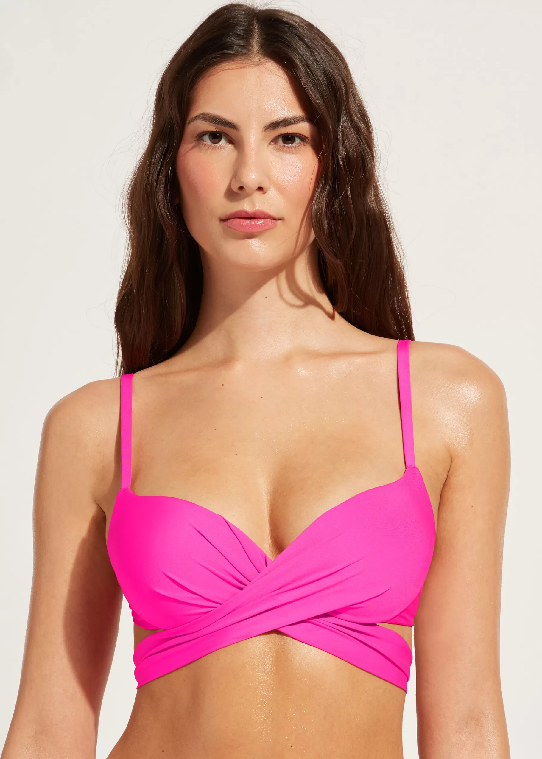 New Soft Graduated Padded Push Up Bikini Top Indonesia Women Bikini