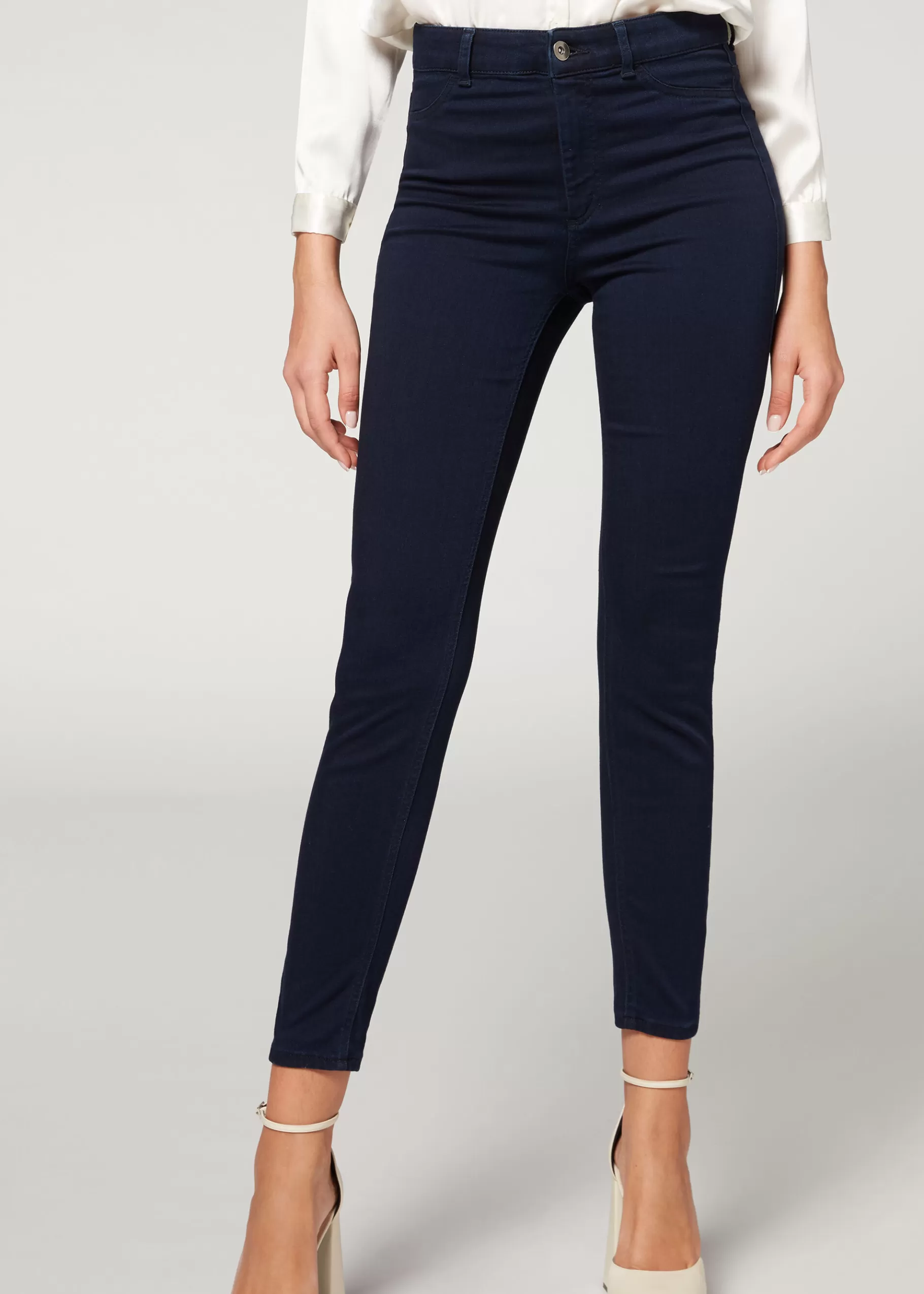 Cheap Soft-Touch Thermal Skinny Jeans Women Trousers