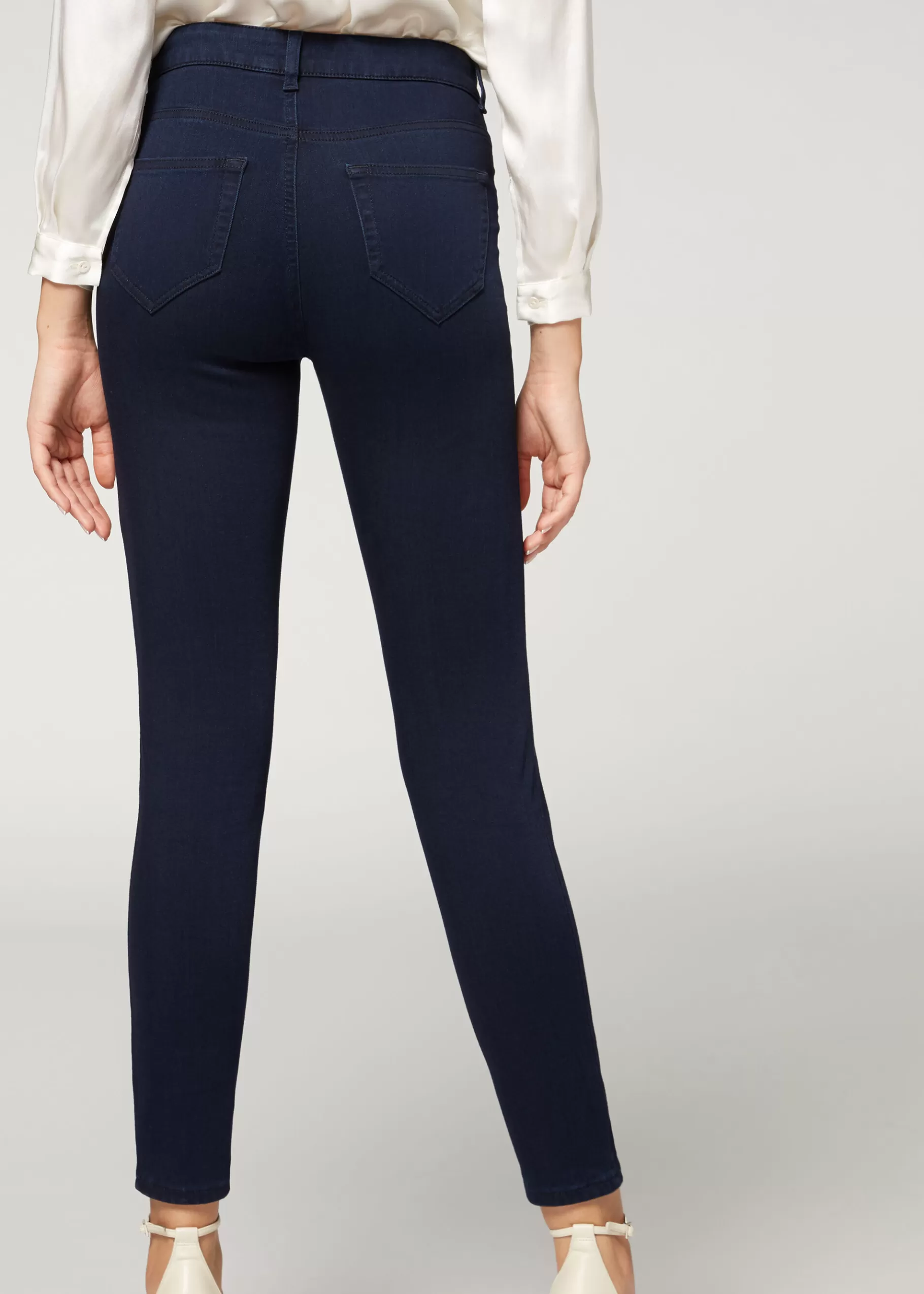 Cheap Soft-Touch Thermal Skinny Jeans Women Trousers