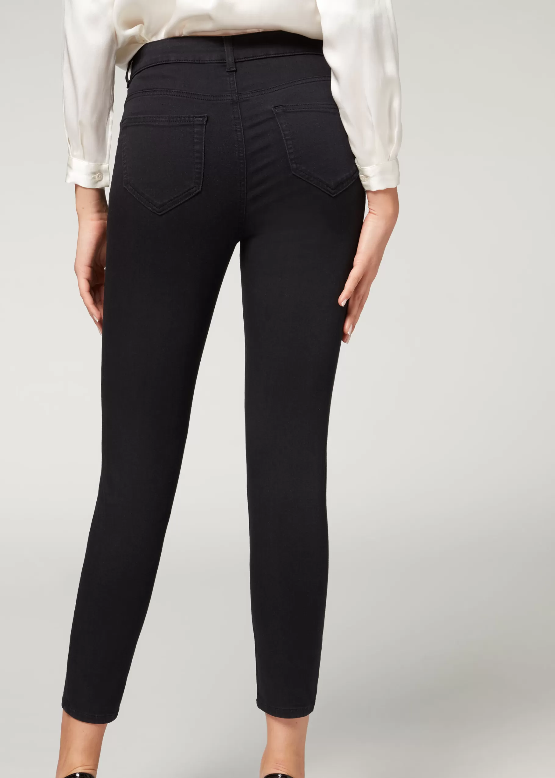 Online Soft-Touch Thermal Skinny Jeans Women Trousers