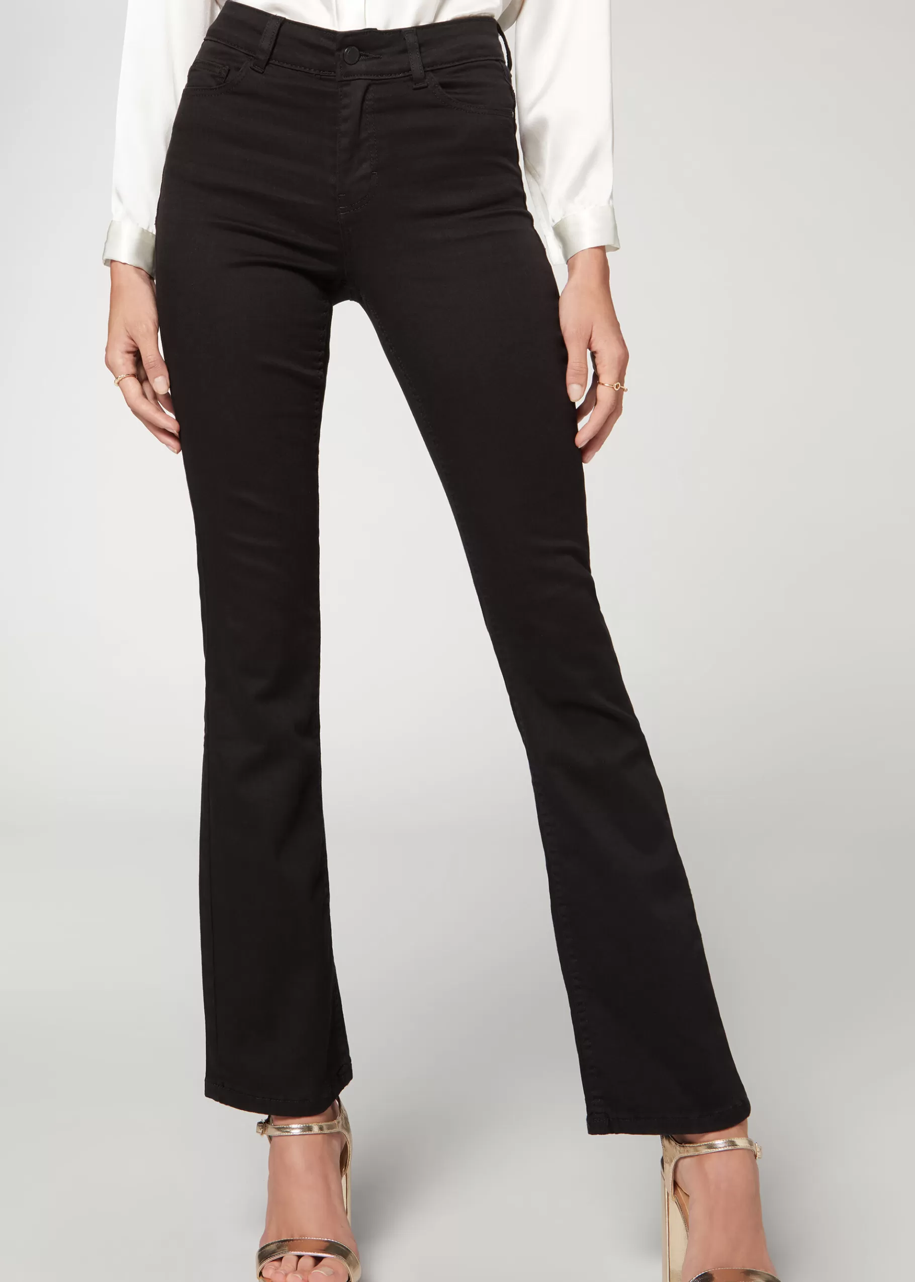 New Super Flex Denim High-Waisted Bootcut Jeans Women Jeans