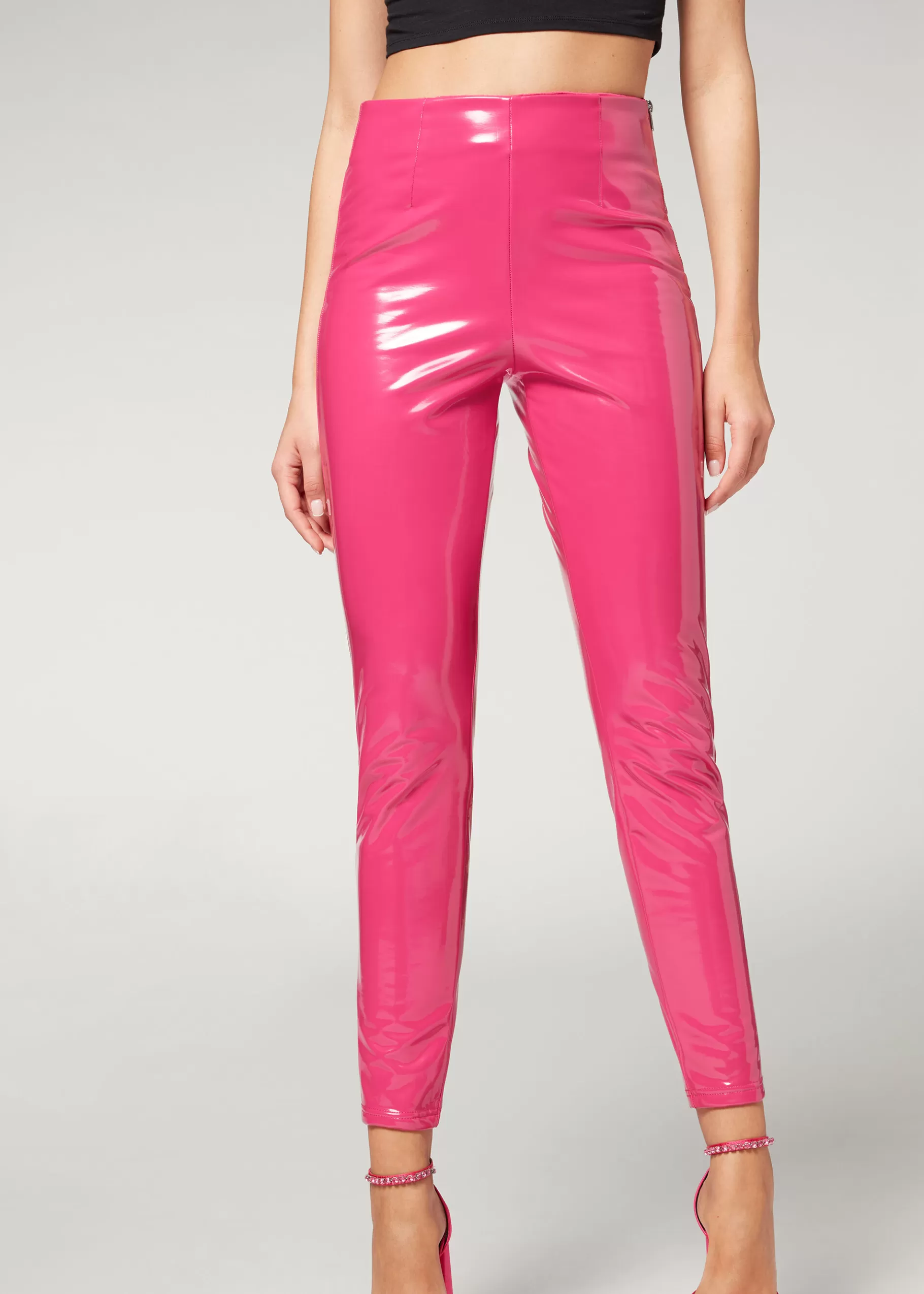 Best Sale Thermal Vinyl Skinny Leggings Women Trousers