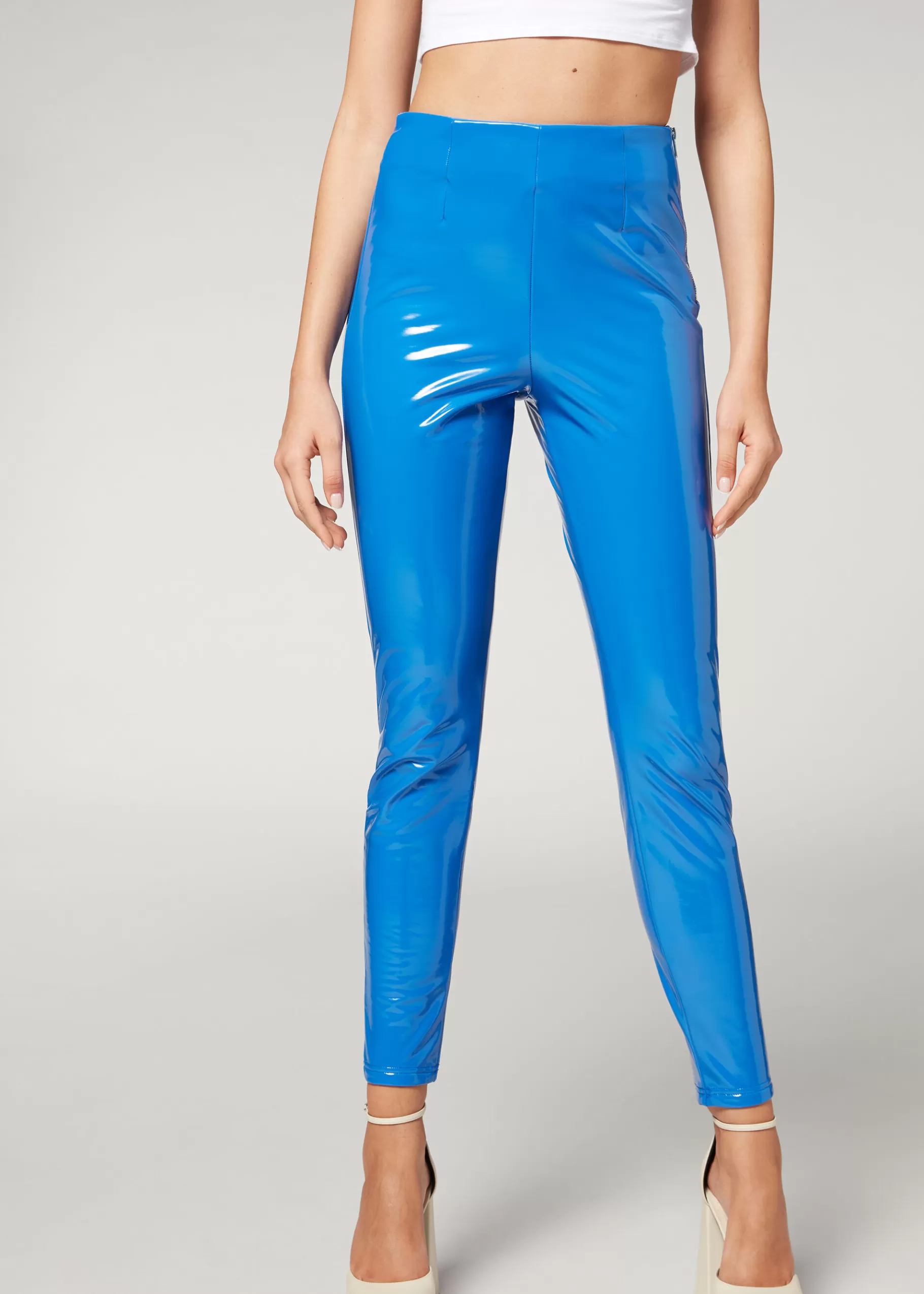 Best Sale Thermal Vinyl Skinny Leggings Women Trousers
