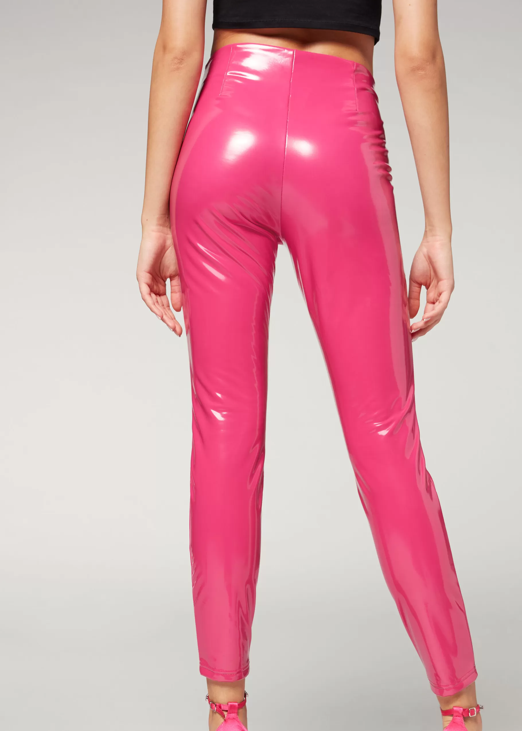 Best Sale Thermal Vinyl Skinny Leggings Women Trousers