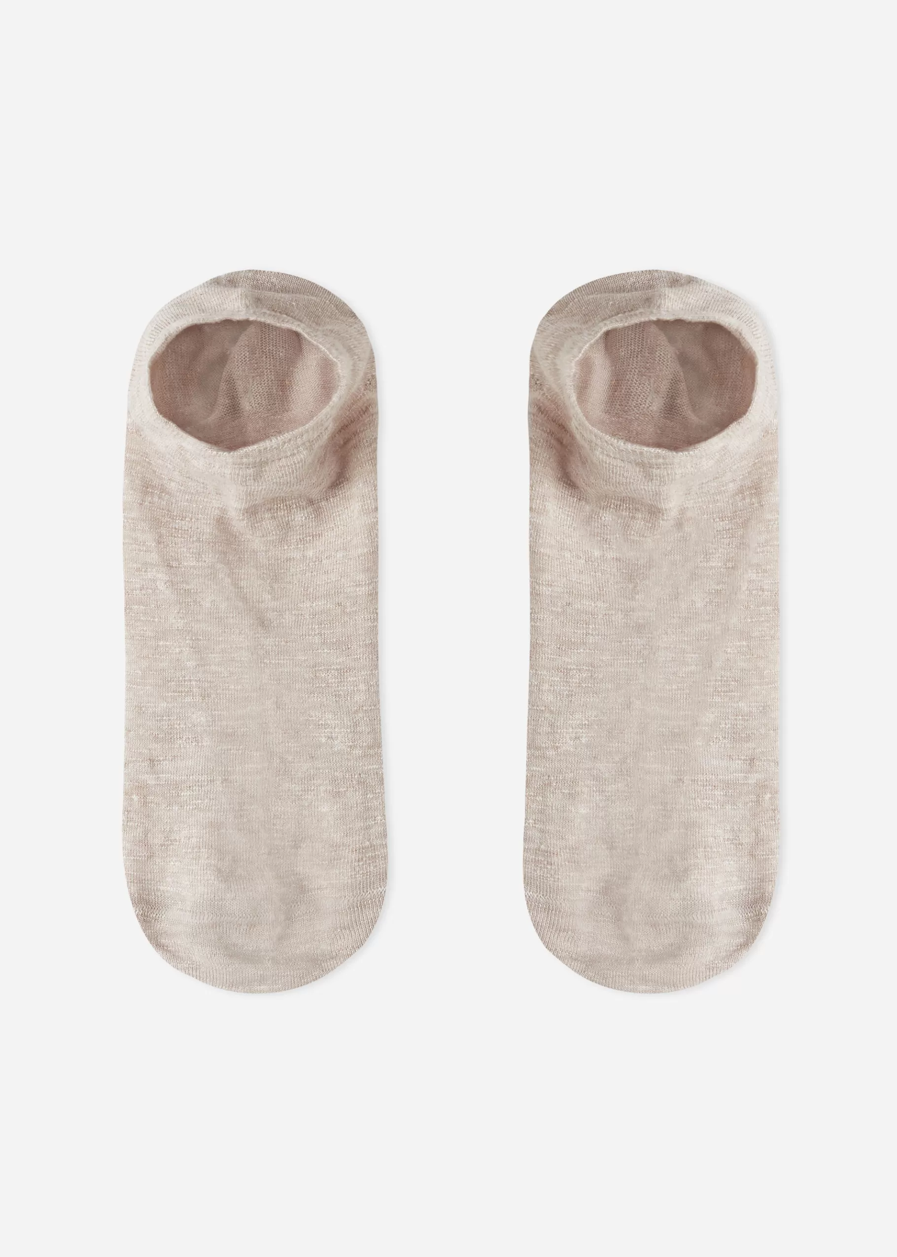 Store Unisex Linen And Viscose No-Show Socks Women No-Show