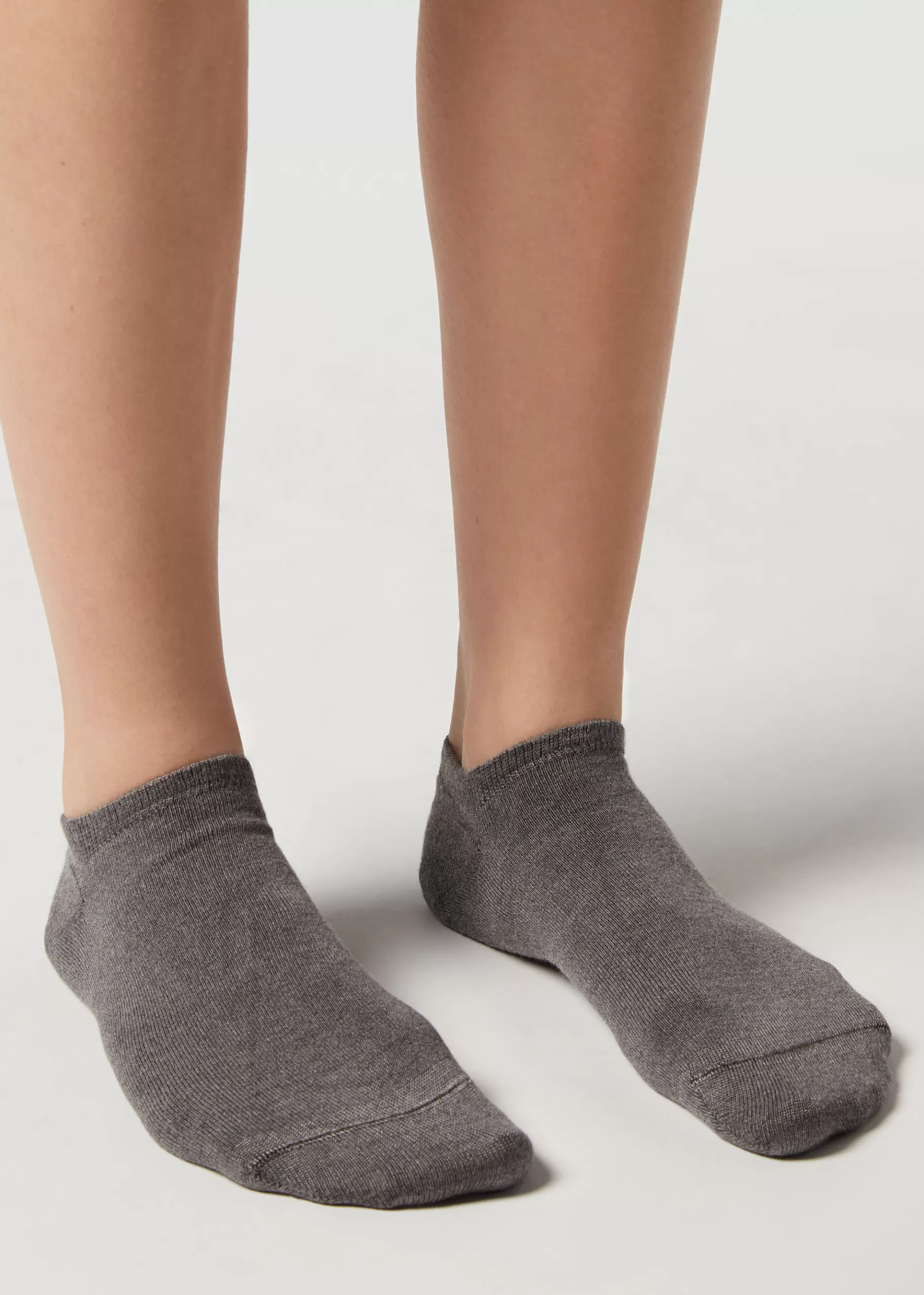 Fashion Unisex No-Show Socks With Cashmere Men No-Show